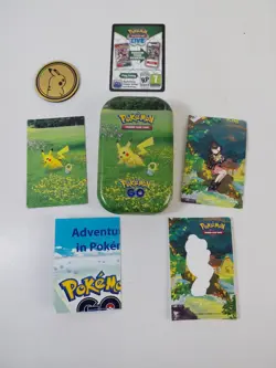 Pokemon GO TCG | 2 Mini Tins Featuring Eevee And Pikachu With Art Cards #234 - Image 2