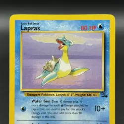 Pokemon TCG Card 1999 Fossil Set Lapras 25/62 NM - Image 2