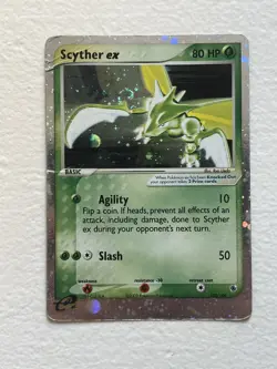 Pokemon TCG Scyther Ex 102/109 Holo Rare Ruby And Sapphire MP - Image 1