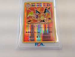 2016 Pokemon XY Charizard #11 Rev. Foil Evolutions PSA 9 MINT - Image 2