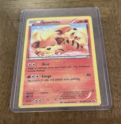 Pokemon Growlithe RC4/RC25 Uncommon Holo Legendary Treasures Radiant English - Image 1