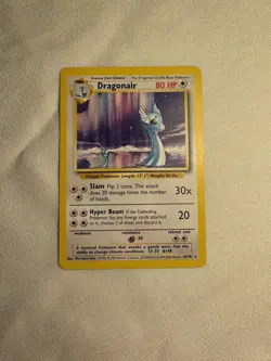 Pokemon 1999 Dragonair Base Set 18/102 rare Dragonir LP-EX WOTC vintage retro - Image 1