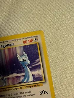 Pokemon 1999 Dragonair Base Set 18/102 rare Dragonir LP-EX WOTC vintage retro - Image 3