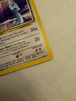 Pokemon 1999 Dragonair Base Set 18/102 rare Dragonir LP-EX WOTC vintage retro - Image 4