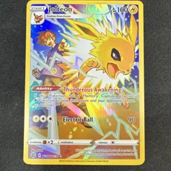 Pokemon Jolteon Full Art Holo Ultra Rare TG04/TG30 Brilliant Stars 100 HP Engli… - Image 1
