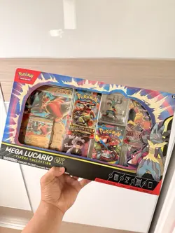 Pokemon TCG Mega Lucario ex Premium Figure Collection Box Factory Sealed - Image 1