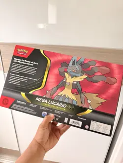 Pokemon TCG Mega Lucario ex Premium Figure Collection Box Factory Sealed - Image 2