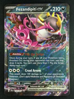 Fezandipity ex 038/064 Double Rare Pokemon TCG Card Shrouded Fable - NM (B) - Image 1