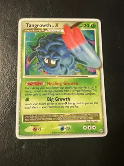Tangrowth LV. X 99/99 Platinum Arceus Ultra Rare Holo Pokemon Card - Image 1