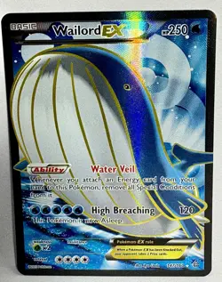 Wailord EX #147/160 XY - Pokemon Primal Clash Full Art Holo - Image 1