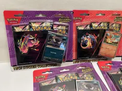 Lot 5 Pokemon Mega Evolution Ascended Heroes Tech Sticker Collection Sealed NEW - Image 2