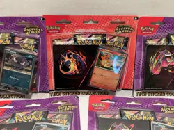 Lot 5 Pokemon Mega Evolution Ascended Heroes Tech Sticker Collection Sealed NEW - Image 3