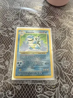 Pokemon TCG Base Set Blastoise Holo Card 2/102 - Image 1