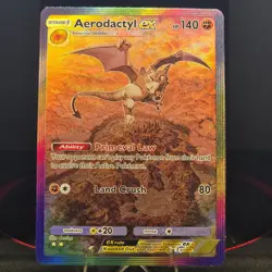 Pokemon Aerodactyl EX Holo & Texture Fan art [Pocket TCG art] - Image 1