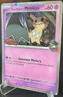 Pokemon TCG Mimikyu 087/182 Cosmos Holo Stamped Promo Near Mint (Prerelease) - Image 1