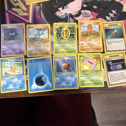 1999 Pokemon WOTC Vintage 10 Card Lot Base Set Gastly- Magikarp-diglett - Image 1