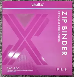 NEW ME2 Vault X Exo-Tec Zip Pokemon Binder 12-Pocket PFL 1st Edition - Image 1