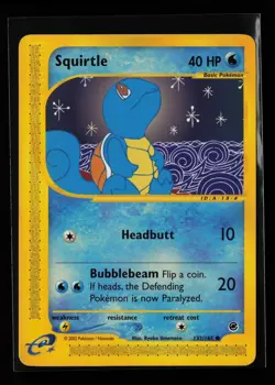 Squirtle 132/165 Common Expedition Non Holo Pokemon Card - Image 1