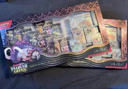 Pokemon Paldean Fates Great Tusk & Iron Treads ex Promo Booster Box - Image 1