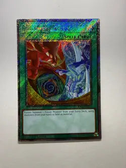 Yugioh - Polymerization (Hero Art) - Platinum Secret - 1st - RA03-EN051 - NM - Image 1