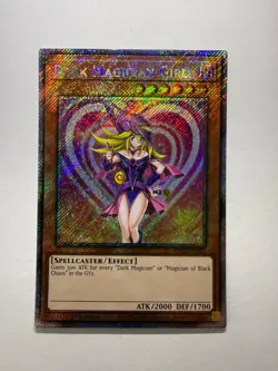 Yugioh - Dark Magician Girl (A) - Platinum Secret - 1st - RA03-EN123 - VLP - Image 1