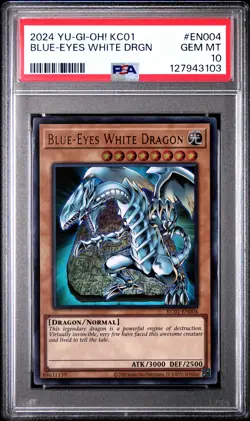 2024 YU-GI-OH! KC01-25TH ANV ULTIMATE KAIBA SET BLUE-EYES WHITE DRAGON PSA 10 - Image 1