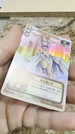 S4474 Nami SB-C03 Japanese One Piece Card Game Retro Vintage 2002 YJ9 - Image 2