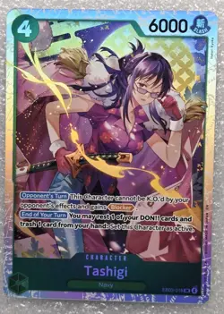 One Piece TCG - Tashigi ENGLISH EB03-018 HEROINES SR - Near Mint Pack Fresh! - Image 1