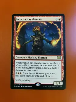 1x Immolation Shaman | Ravnica Allegiance | MTG Magic Cards - Image 5
