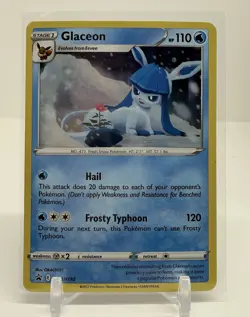 Black Star Promo Glaceon SWSH192 Promo SWSH: Sword & Shield Promo Cards - Image 1