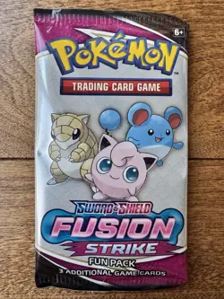 🔥 Pokemon Sword & Shield Fusion Strike - 3 Card Fun Pack SEALED - Image 1