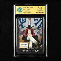CCG 9.5 GemMint 2025 One Piece JPN Don!! Card Dracule Mihawk - Image 1