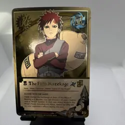 Naruto CCG Gaara Ninja Card Bandai 2007 Shippuden #465 1st Edition Foil English - Image 1