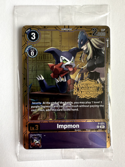 Digimon Championship 2023 Gold Card Set Promo Brand New/Sealed - Image 2