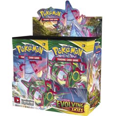 Evolving Skies Booster Box & Packs + V, Vmax Eeveelutions & Eevee Heroes Cards - Image 1