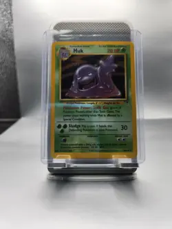 Muk 13/62 Fossil Holo Rare Vintage Pokemon Card ✨💚 - Image 2