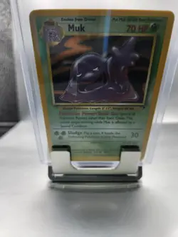Muk 13/62 Fossil Holo Rare Vintage Pokemon Card ✨💚 - Image 3