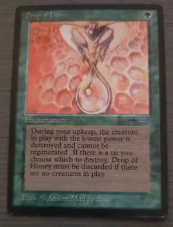 Drop of Honey - MTG: Magic The Gathering Arabian Knights English -Lightly Played - Image 1
