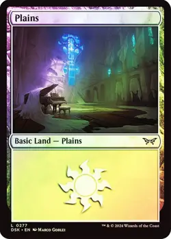 Plains (0277) - Duskmourn: House of Horror - Basic Land (Foil) - Image 1