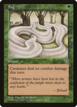 Fog (LP) Mirage MIR Magic MTG - Image 1