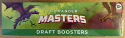 MtG Magic the Gathering COMMANDER MASTERS DRAFT BOOSTER BOX NEW Sealed - Image 1
