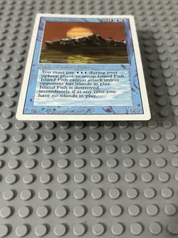 Magic the Gathering | Revised Edition | Island Fish Jasconius | LP U MP - Image 3