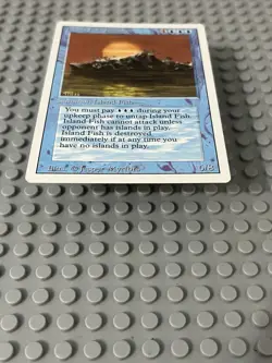 Magic the Gathering | Revised Edition | Island Fish Jasconius | LP U MP - Image 4