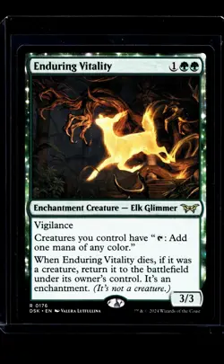 2024 MTG Magic The Gathering DSK Duskmourn #176 Enduring Vitality - Image 1