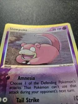 Pokemon EX Team Magma vs Team Aqua Slowpoke Reverse Holo 45/95 EXC-NEAR MINT - Image 3