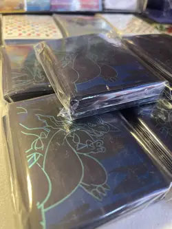 LOT - Pokemon ETB Deck Sleeves - 11 Packs (65 Sleeves Per Pk) - Free Charizard! - Image 3