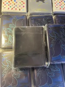 LOT - Pokemon ETB Deck Sleeves - 11 Packs (65 Sleeves Per Pk) - Free Charizard! - Image 4