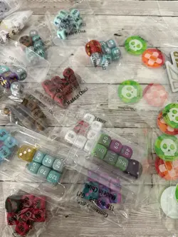 Pokemon Accessories Dice, Coins, Markers Lot - Image 3