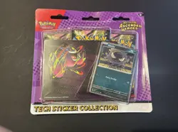 Pokemon TCG Ascended Heroes 3 Pack Blister Gastly Tech Sticker Collection - Image 1