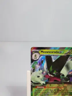 Meowscarada ex SVP 033 Black Star Promo Ultra Rare Holo Pokemon - Image 2